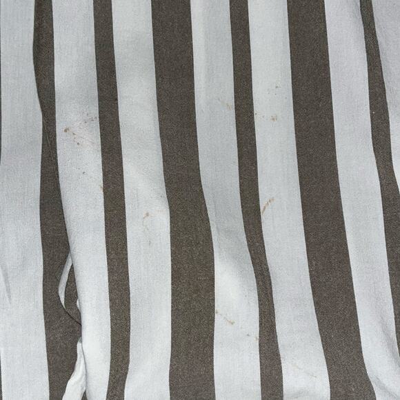 RVCA Striped Button Front Jumpsuit Women’s Size L 12 Adjustable Straps Pockets - Picture 5 of 7